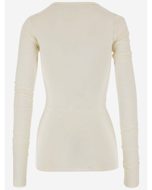 DARKPARK White Slim-Fit Long Sleeve T-Shirt