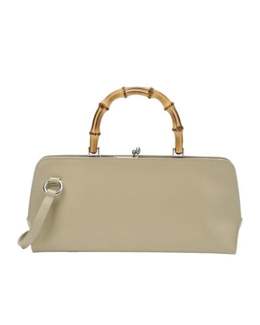 Jil Sander Natural Goji Bamboo Small Shoulder Bag