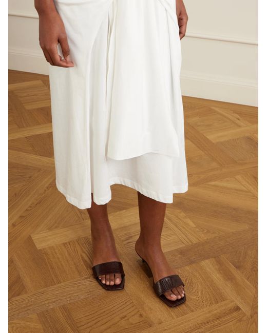 Totême  Multicolor Square-Toe Sandals