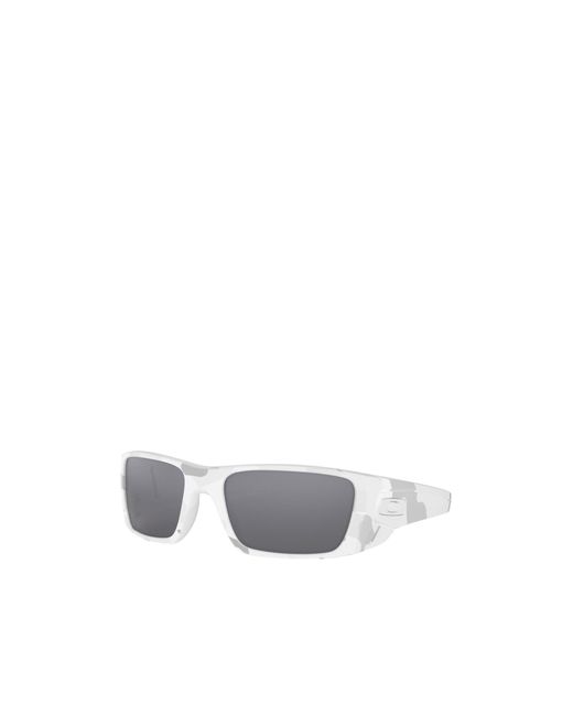 Oakley White Rectangular Sunglasses for men