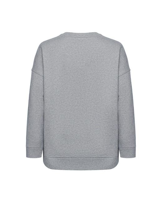 Weekend by Maxmara Gray Long-Sleeved Sweatshirt