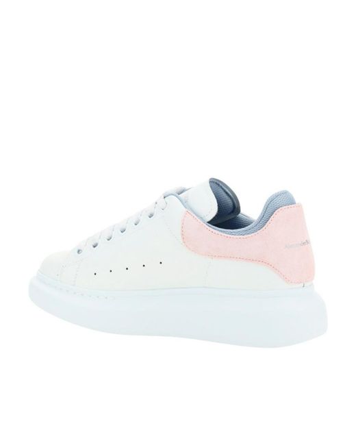 McQueen White Oversized Sole Sneakers