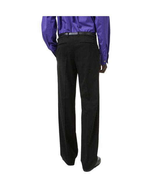 Our Legacy Black Pleated Tailored Trousers for men
