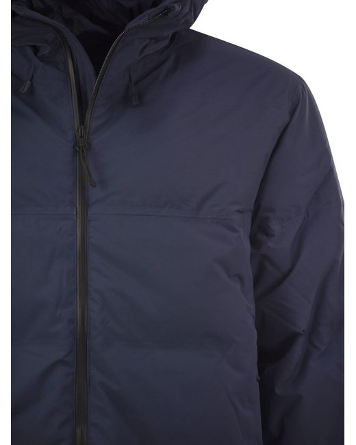 Patagonia Blue Jackson Glacier Hooded Padded Parka for men