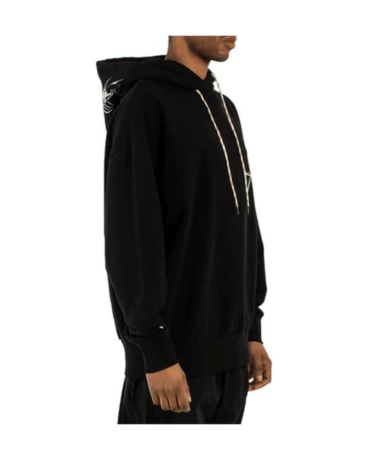 Aries Black Bad Friday Graphic Printed Hoodie for men