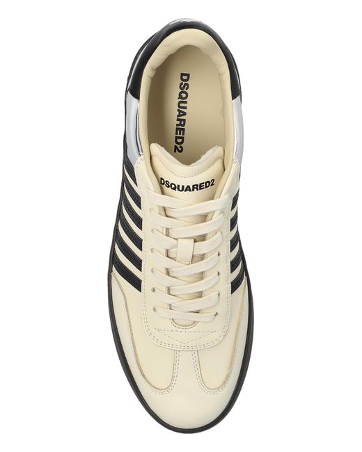 DSquared² Black Low Up Sneakers for men
