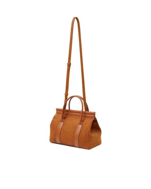 Loro Piana Brown Loom Bag L25