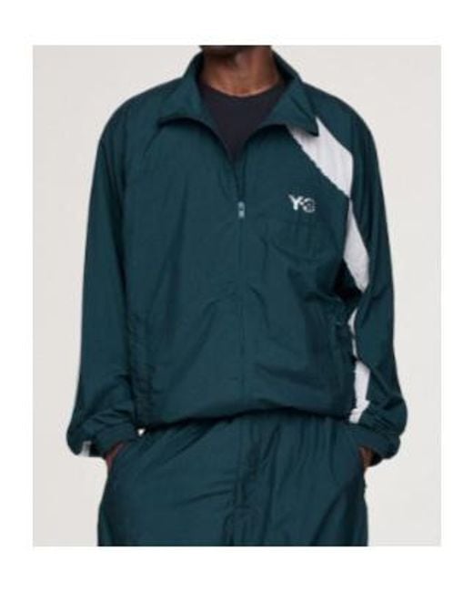 Y-3 Green Long-Sleeved Zipped Jacket for men