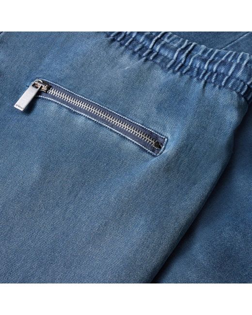 Off-White c/o Virgil Abloh Blue Loose Casual Pants for men