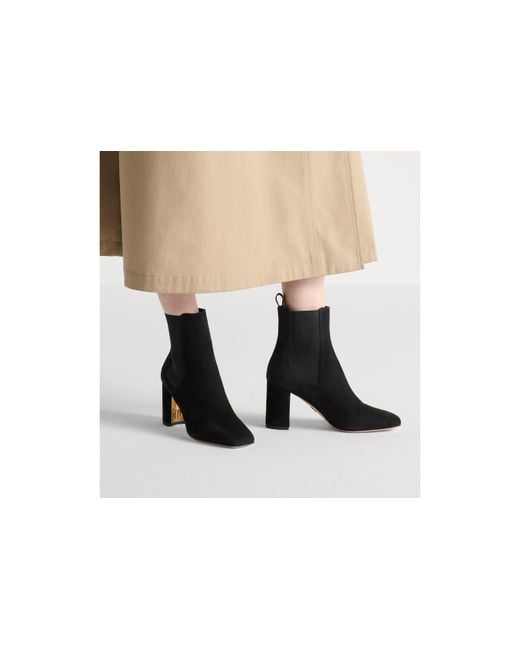 Dior Black D-Art Heeled Ankle Boot