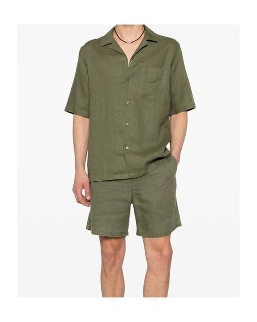 Samsøe & Samsøe Green Short-Sleeved Shirt for men