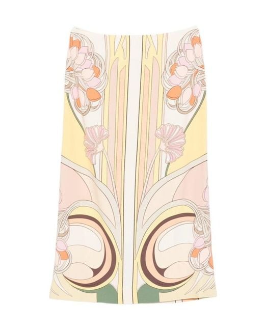 LaDoubleJ Natural Patterned Skirt