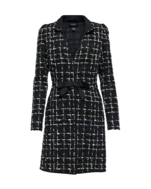 Giambattista Valli Black Tweed Minidress