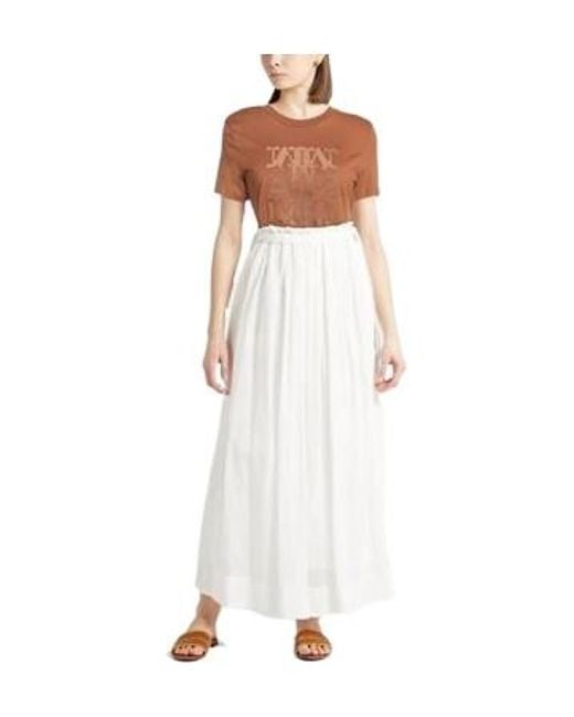Max Mara Brown Crew-Neck Short-Sleeve T-Shirt