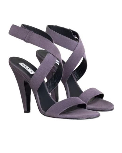 Alaïa Blue Cone Sandals
