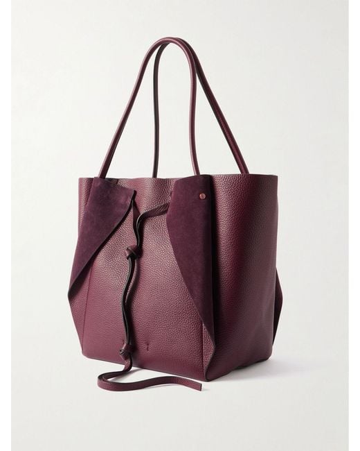 Gabriela Hearst Purple Marija Tassel Shoulder Bag