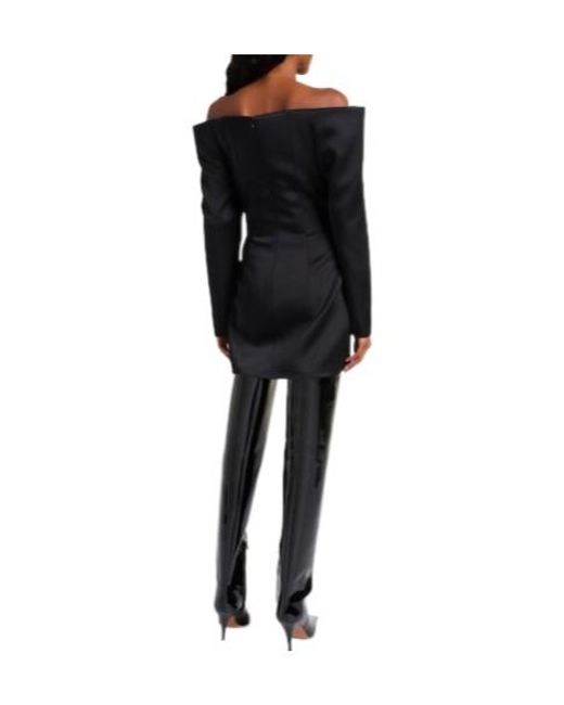Stella McCartney Black Shoulderless Mini Dress