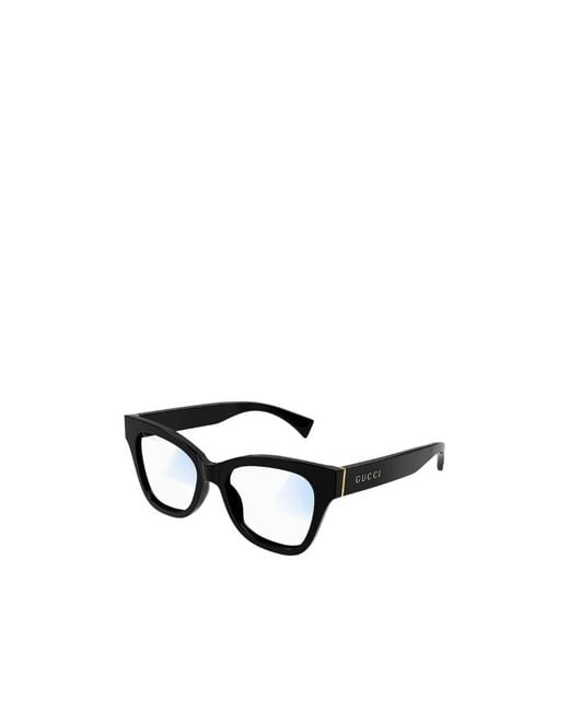 Gucci White Eyewear Cat Eye Frame Sunglasses