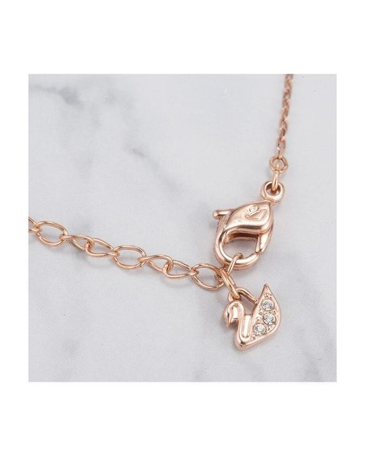Swarovski White Infinity Heart Necklace