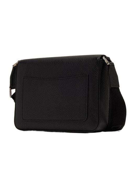 Dolce & Gabbana Black Medium Dg Logo Crossbody Bag for men