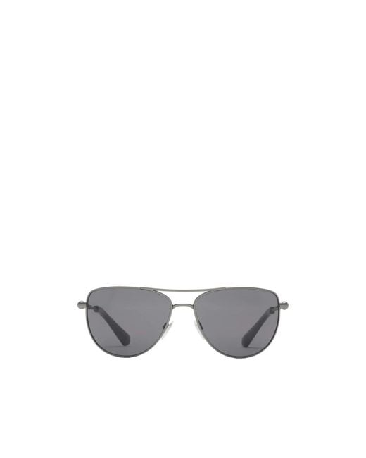 Burberry White Logo Square Sunglasses for men