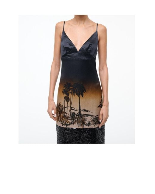 Staud Black Sleeveless Dress