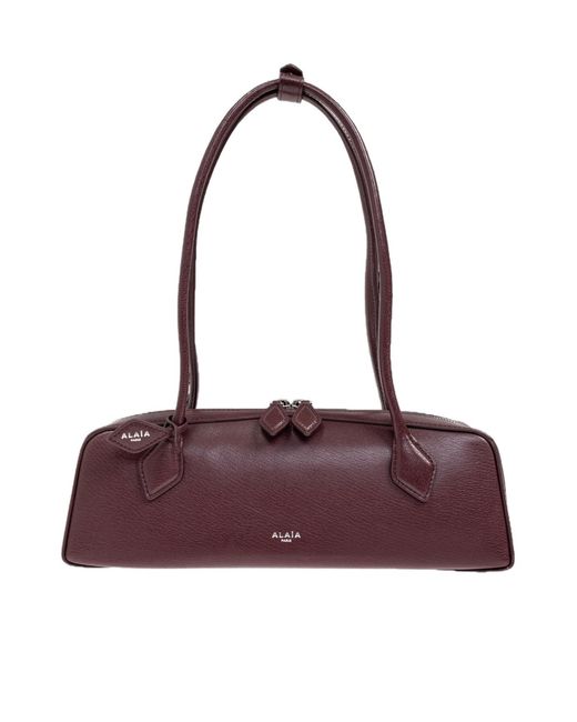 Alaïa Purple Alaïa Le Teckel Medium Shoulder Bag