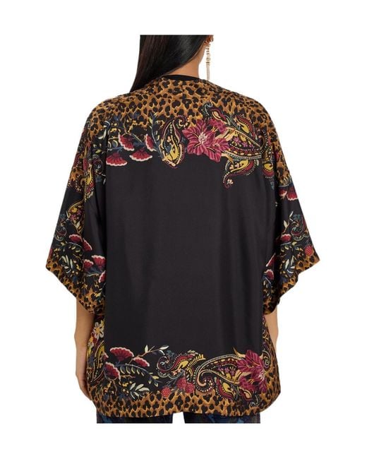 Etro Brown Printed Silk Jacket