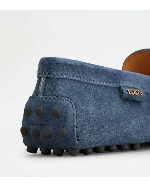 Tod's Blue Gommino Driving Loafers