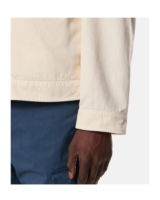 Stone Island Natural Coach Jacket With Anti-Drop Finish for men