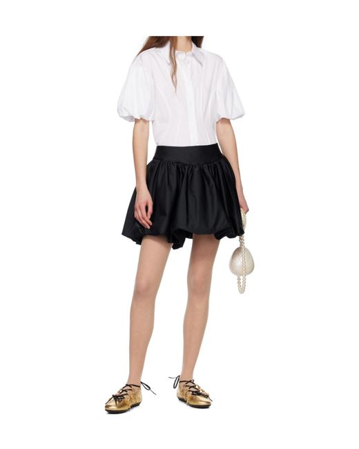 Simone Rocha Black Bubble Mini Skirt