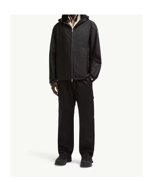 Moncler Black Remoray Zip Hooded Jacket for men