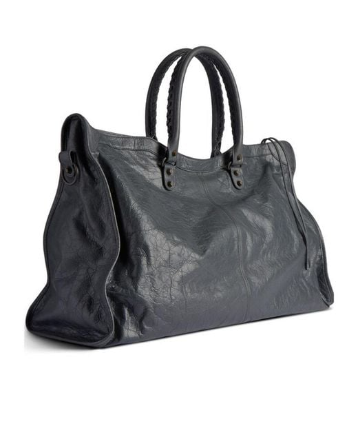 Balenciaga Black Le City Travel Bag for men