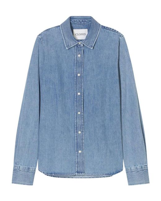 Closed Blue Buttoned Classic Shirt