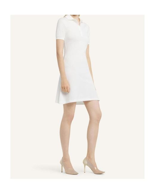 Courreges White Courrèges Mini Piqué Polo Dress
