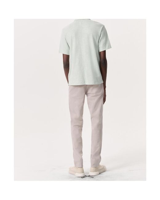 Rag & Bone White Short-Sleeved Polo Shirt for men