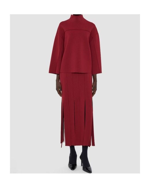 Joseph Red Halterneck Sweatshirt