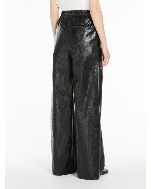 Weekend by Maxmara Black Loose Fit Wide Leg Trousers