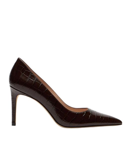 Stuart Weitzman Brown Stuart Power Pump 85