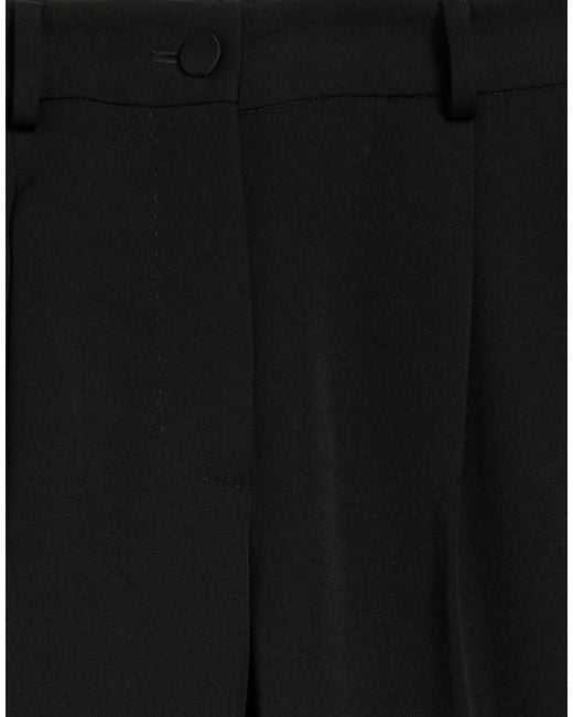Dolce & Gabbana Black Minimal Straightleg Tailored Trousers