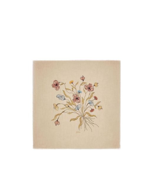 Loro Piana Natural Il Bouquet Shawl