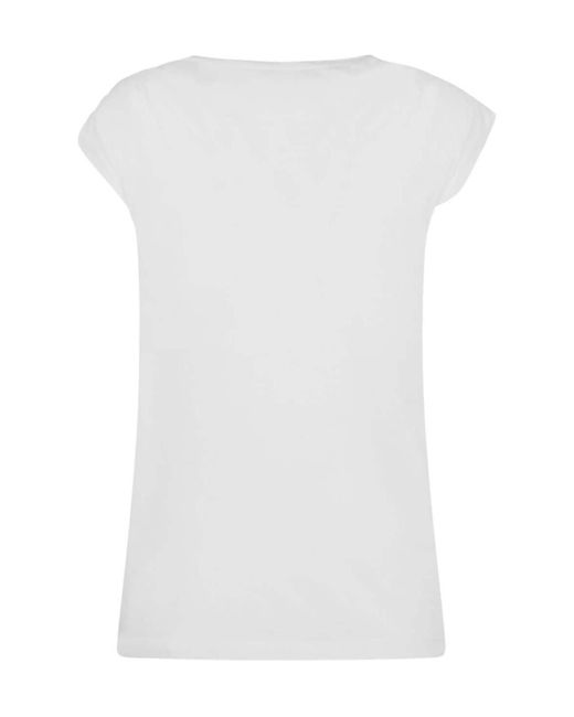 DSquared² White Logo Printed Crewneck T-Shirt