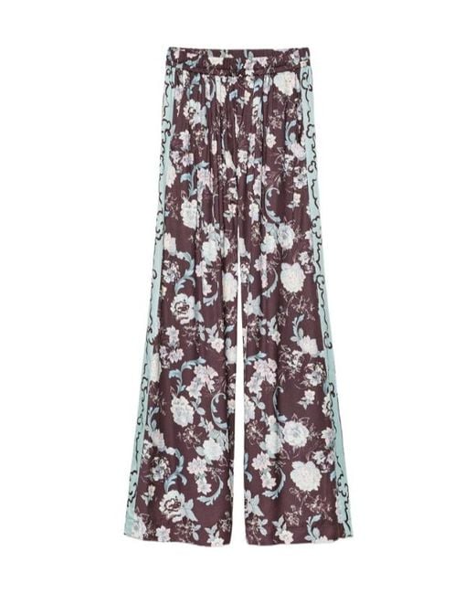 Forte_forte White Jacquard Trousers Peonia My Love