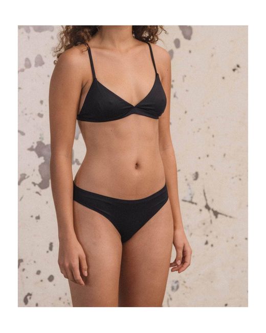 Baserange Blue Triangle Bikini Bottoms
