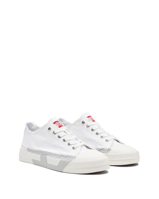 DIESEL White S-D-Verse Low Trainers