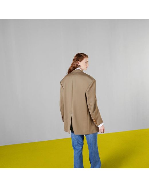 Gucci Brown Single-Breasted Blazer