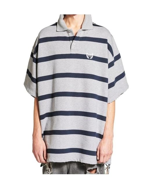 BALENCIAGA 25ss Laurel ポロシャツ Men's Laurel Classic Short Sleeve Regular Polo in Faded