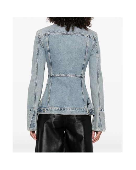 Haikure Blue Button Denim Jacket