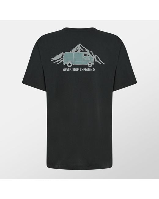 The North Face Black Short Sleeve Outdoor Graphic T-Shirt for men