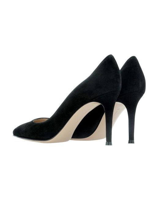 Gianvito Rossi Purple Gianvito 85Mm Pointed-Toe Pumps